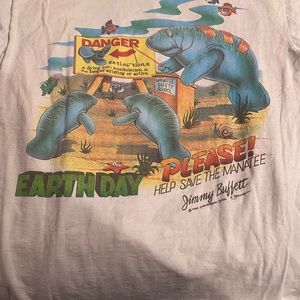 Vintage Save the Manatees Jimmy Buffett Shirt